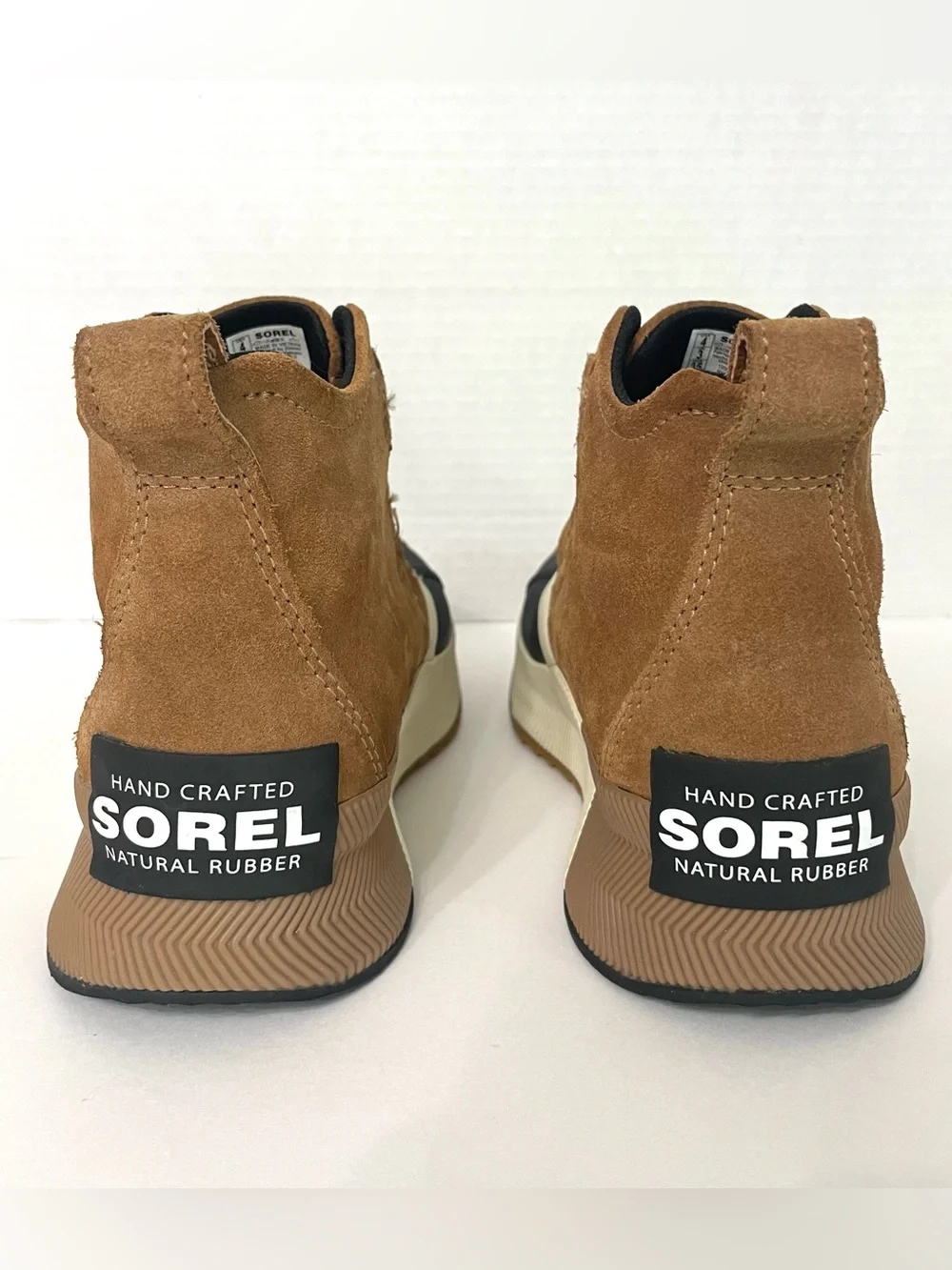 Kids Sorel Out N About Duck Boots Brown Black Cream Sz 4 Waterproof Outdoor